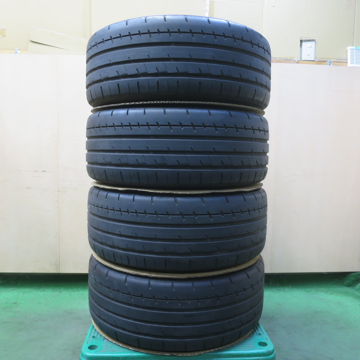 バリ溝!25年!キレイ!9.5分◎プリウス 86 BRZ 等 RAYS VOLK RACING CE28N-plus 鍛造 225/40R18 ヨコハマ アドバン APEX V601 レイズ 18インチ PCD100/5H◎6072803イノ