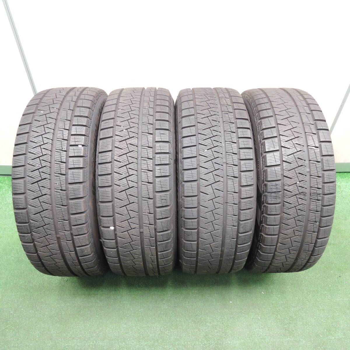 バリ溝 綺麗 9分★BMW 1シリーズ F20 純正 205/55R16 スタッドレス ピレリ アイスアシンメトリコプラス PCD120/5H★4010707TNス