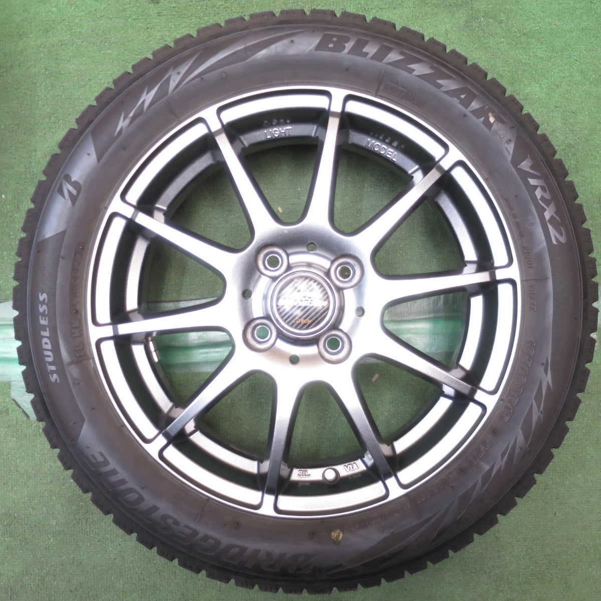 バリ溝!23年!8.5分◎スタッドレス 165/60R15 ブリヂストン ブリザック VRX2 SCHNEIDER シュナイダー 15インチ ハスラー 等 PCD100/4H◎6101205NJス