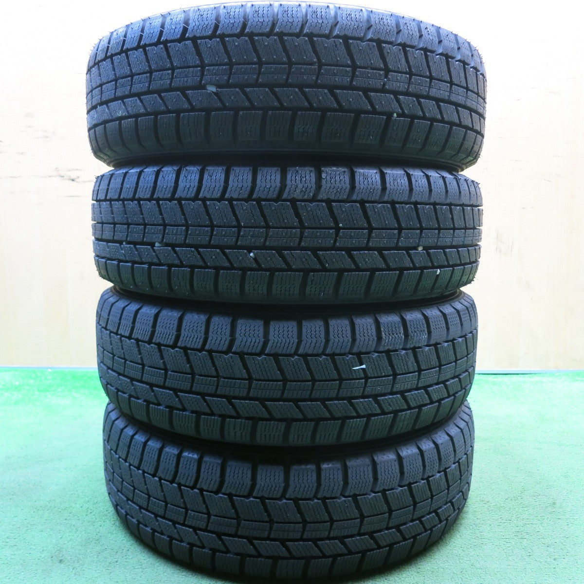 バリ溝!23年!キレイ!ほぼ10分★スタッドレス 155/65R14 オートバックス ノーストレック N5 Exceeder エクシーダー 14インチ PCD100/4H★5052402HAス