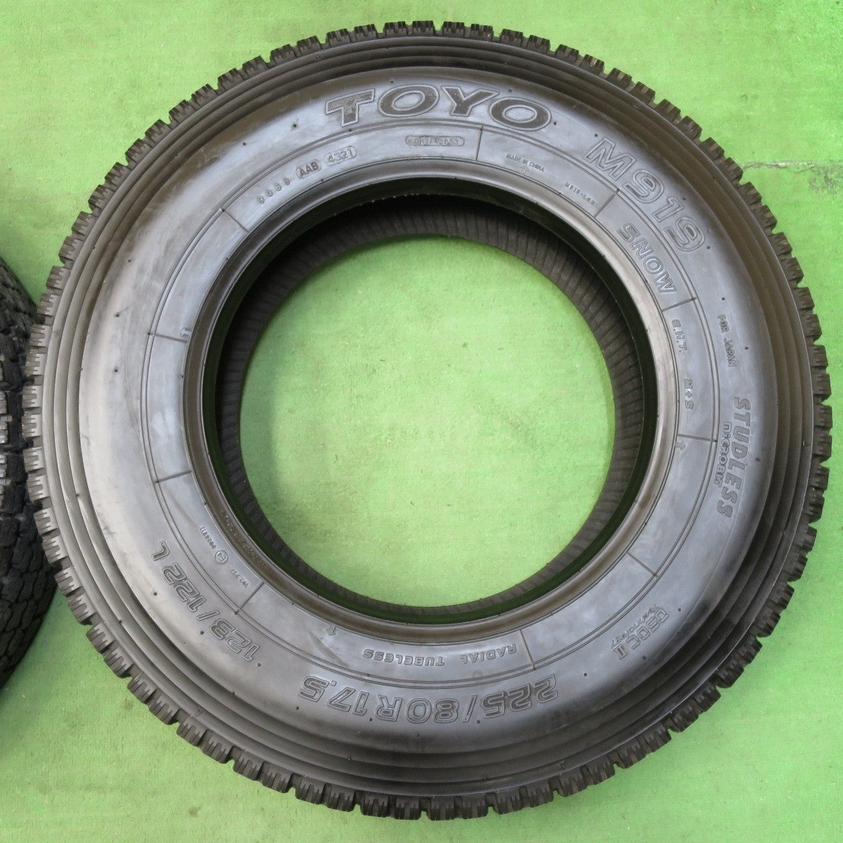 バリ溝!21年!9.5分★トラック タイヤ 225/80R17.5 123/122L スタッドレス トーヨー M919 17.5インチ★5020202IMスタ