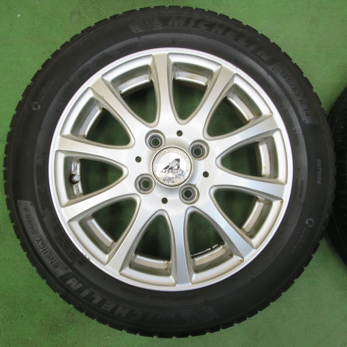 4本価格★55/65R14 ミシュラン エナジーセイバー4 AZ SPORTS AZスポーツ 14インチ PCD100/4H★5032905イノ