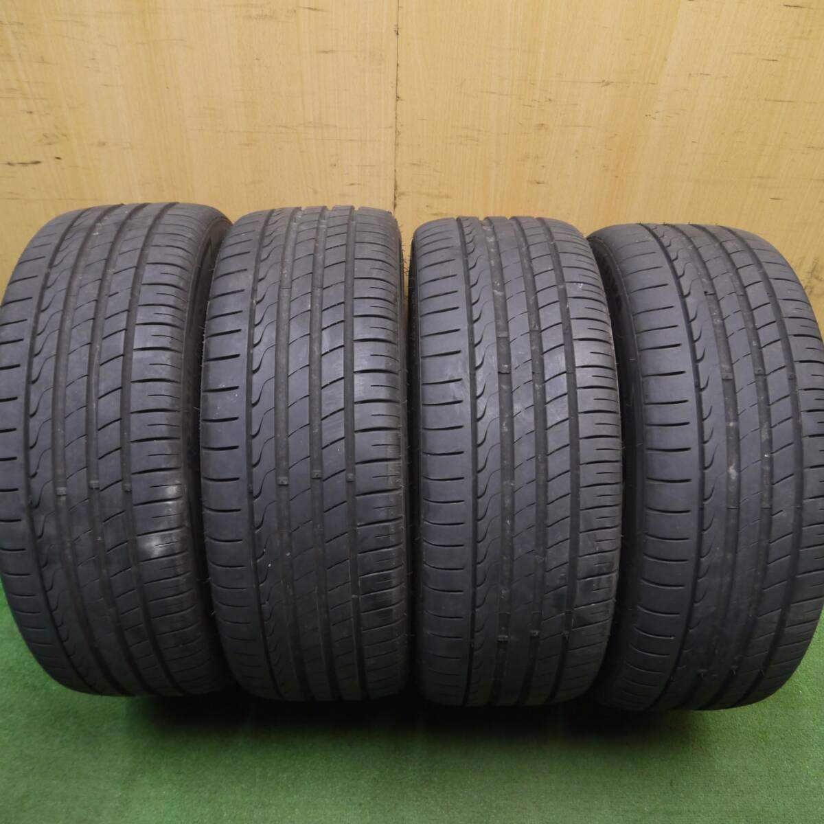 バリ溝!23年!8.5分★フィアット アバルト 500 純正 195/45R16 ミネルバ ラジアル F205 16インチ PCD98/4H★5030401Hノ