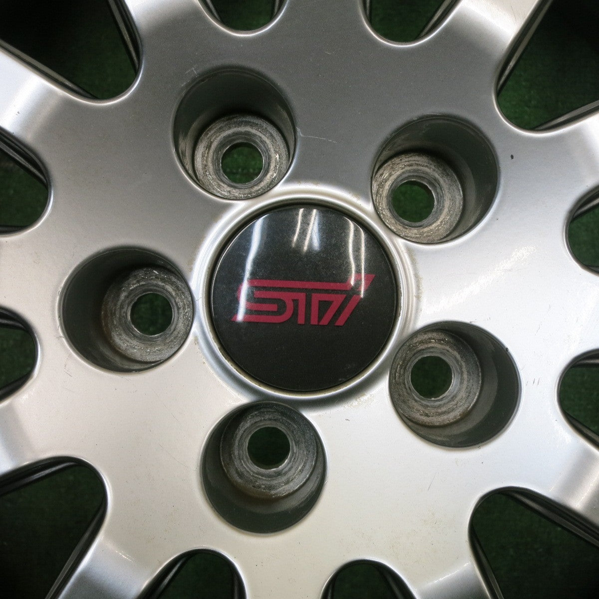 キレイ★スバル レガシィ BM/BR系 ts 純正 STi 225/45R18 ピレリ ドラゴン スポーツ TM 18インチ エンケイ PCD100/5H★5042603NJノ