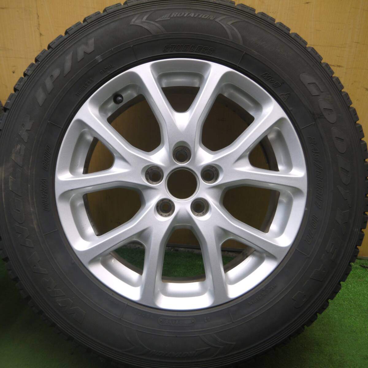 キレイ★JEEP ジープ KL系 チェロキー 純正 245/65R17 スタッドレス グッドイヤー ラングラー IP/N PCD110/5H★4080103Hス