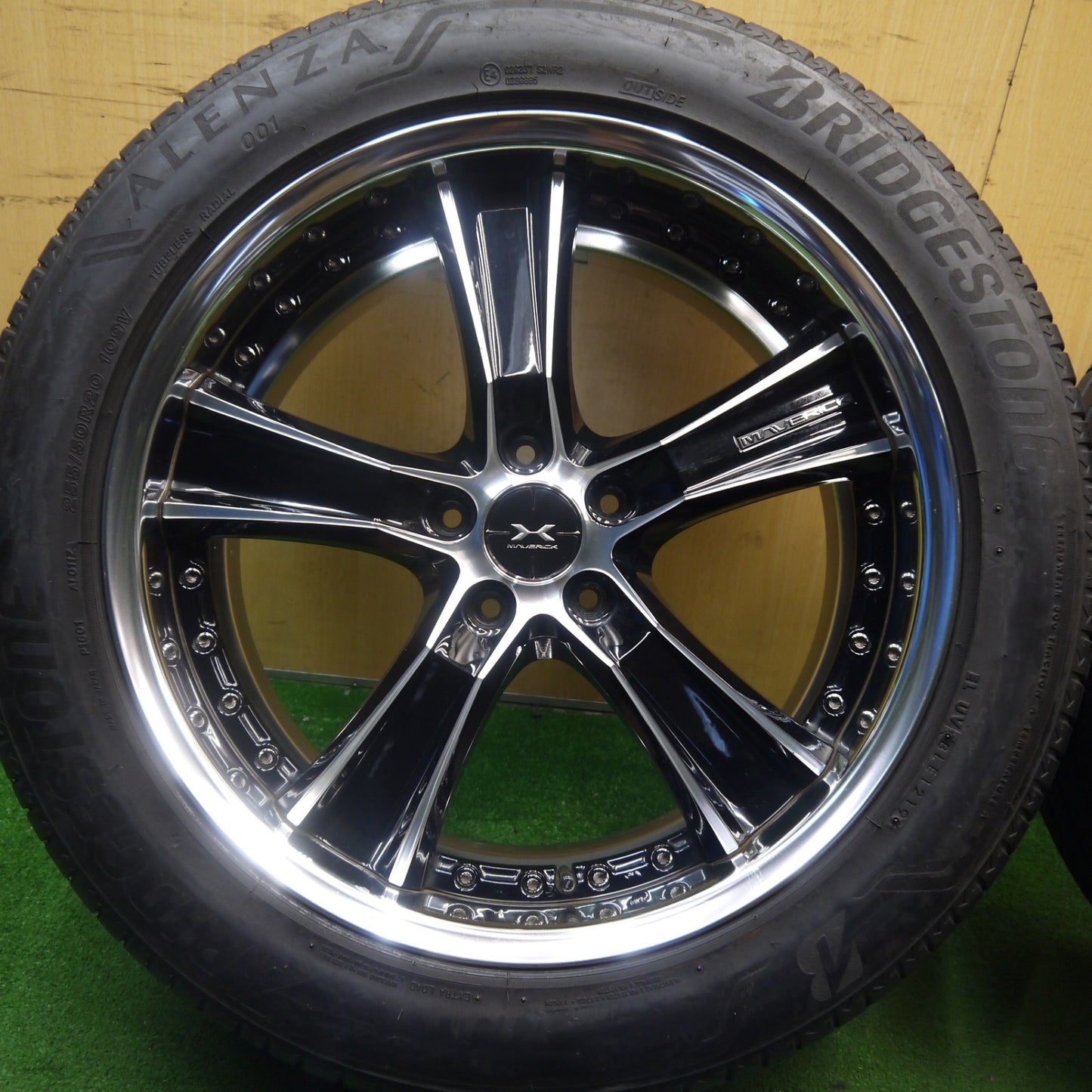 バリ溝!キレイ!9.5分★MAVERICK 005S-R SL 255/50R20 ブリヂストン アレンザ 001 マーベリック 20インチ PCD114.3/5H★5051407Hノ