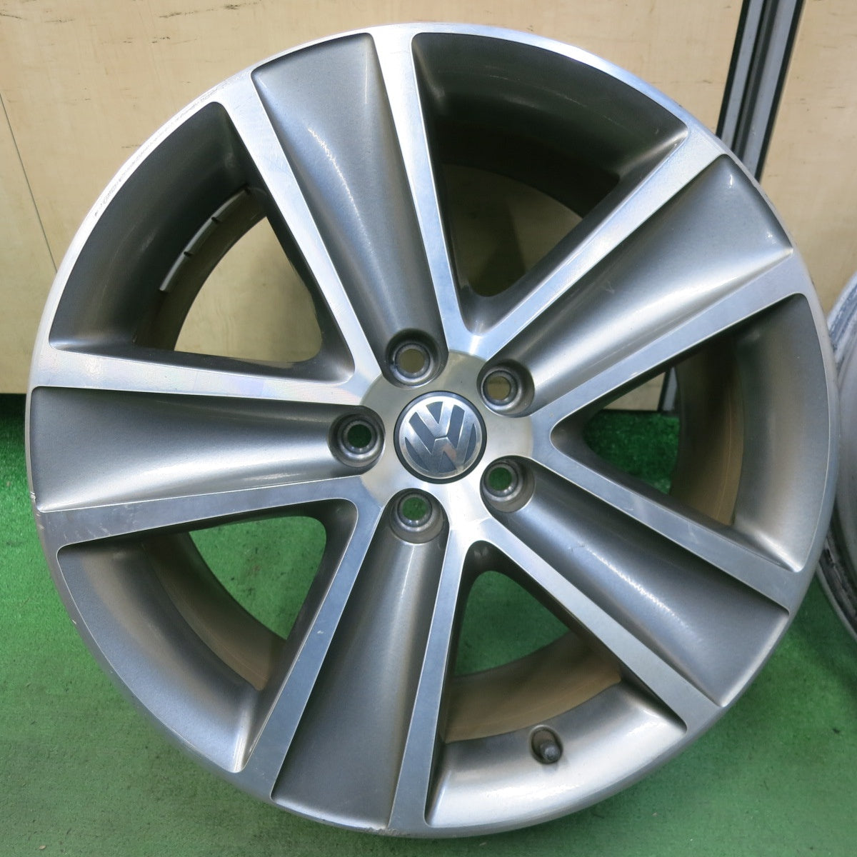 4本価格★ワーゲン クロス ポロ 純正 BORBET ホイール 17インチ 17×7.5J ボルベット PCD100/5H★5062404SYホ