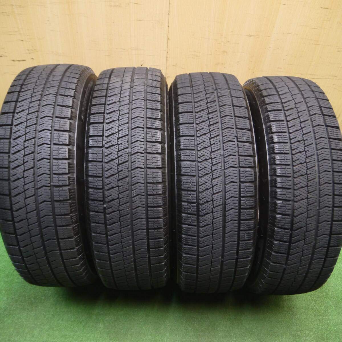 バリ溝!22年!9.5分★スタッドレス 195/65R15 ブリヂストン ブリザック VRX2 FEID 15インチ PCD100 114.3/5H マルチ★4121607Hス