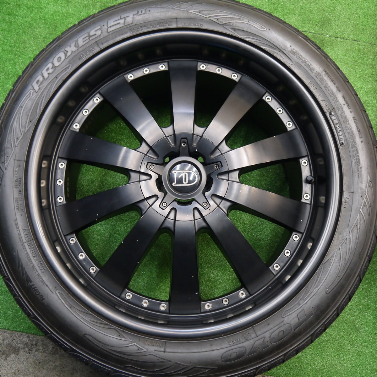 バリ溝!8.5分★ベンツ 等 DeMODA Concept Aviator 305/40R22 トーヨー プロクセス STⅡ ディモーダ コンセプト 22インチ PCD130/5H★5102104Hノ
