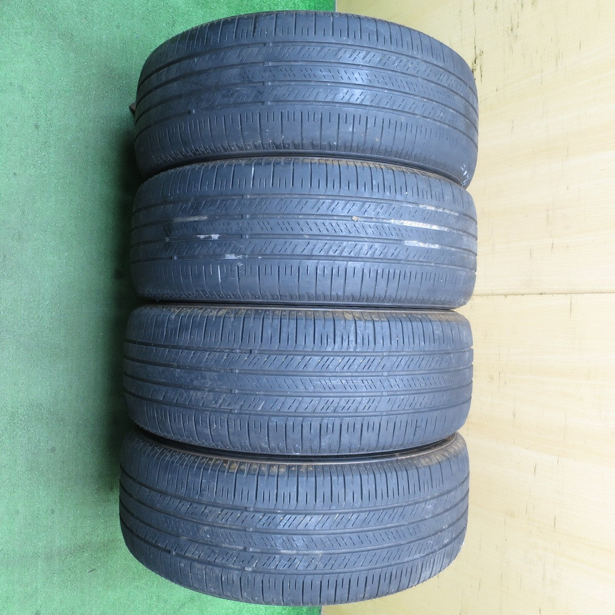 キレイ★三菱 デリカ D:5 純正 225/55R18 グッドイヤー イーグル LS2 18インチ D5 PCD114.3/5H★5052003NJノ