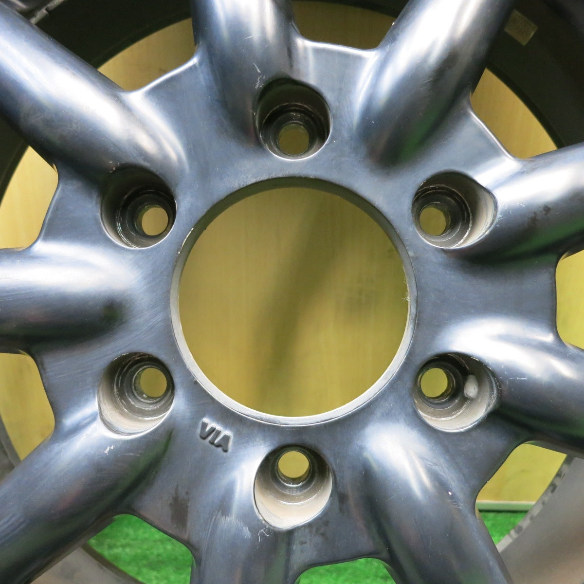 バリ溝!24年!9.5分★FABULOUS BARONE MC-9 215/60R17C 109/107S ヨコハマ PARADA PA03 ホワイトレター ファブレス ヴァローネ PCD139.7/6H★5053004HAノ
