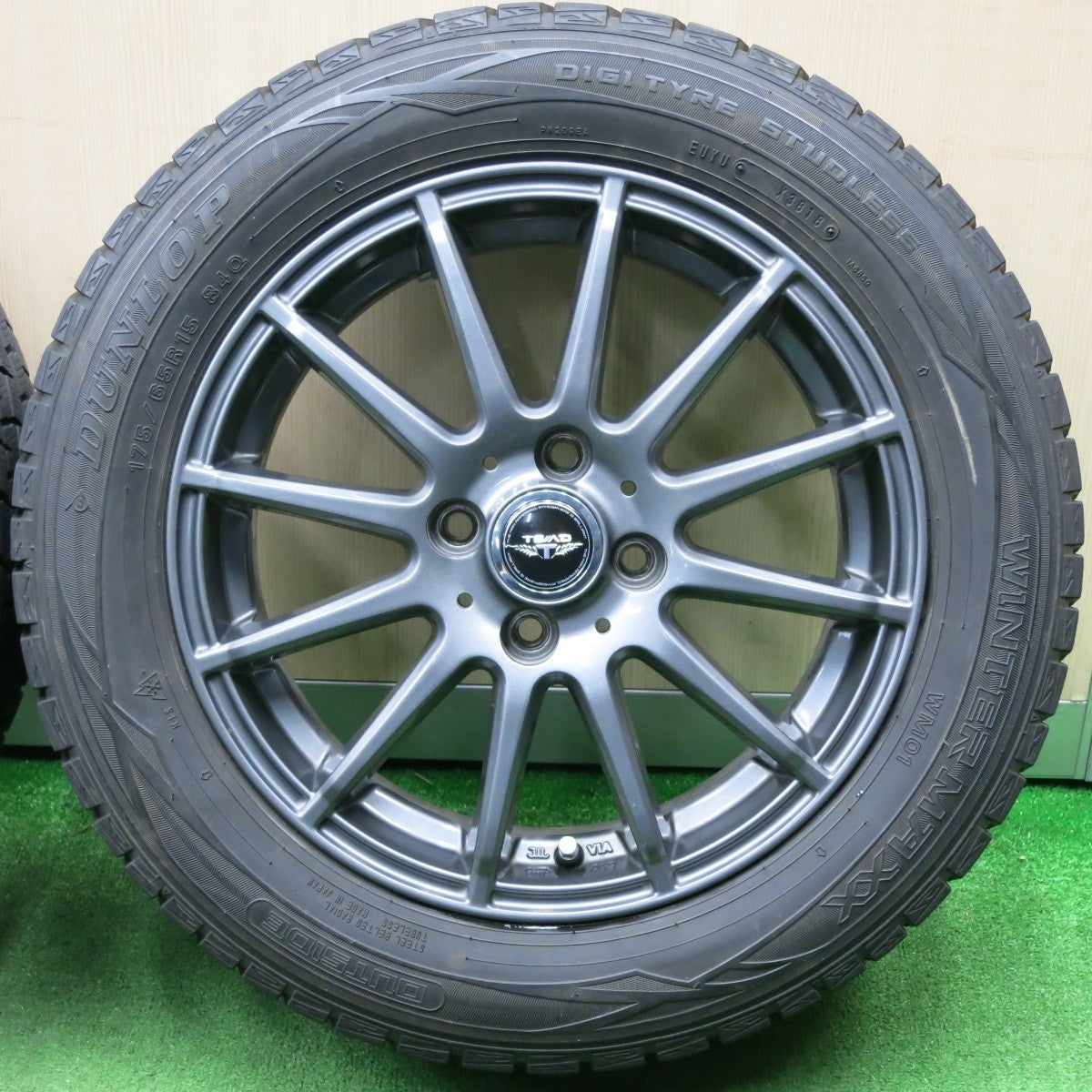 4本価格★スタッドレス 175/65R15 ダンロップ ウインターマックス WM01 TEAD テッド 15インチ PCD100/4H★4122501NJス