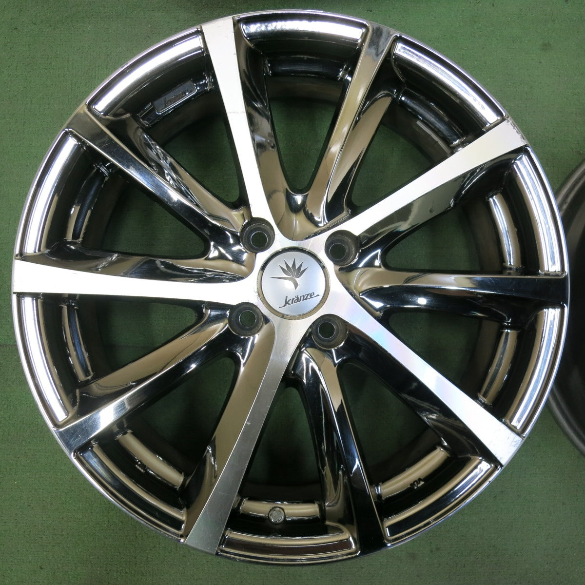 4本価格★Kranze Vishunu weds クレンツェ ヴィシュヌ ウェッズ 17インチ ホイール 17×5.5J PCD100/4H★5071107SYホ