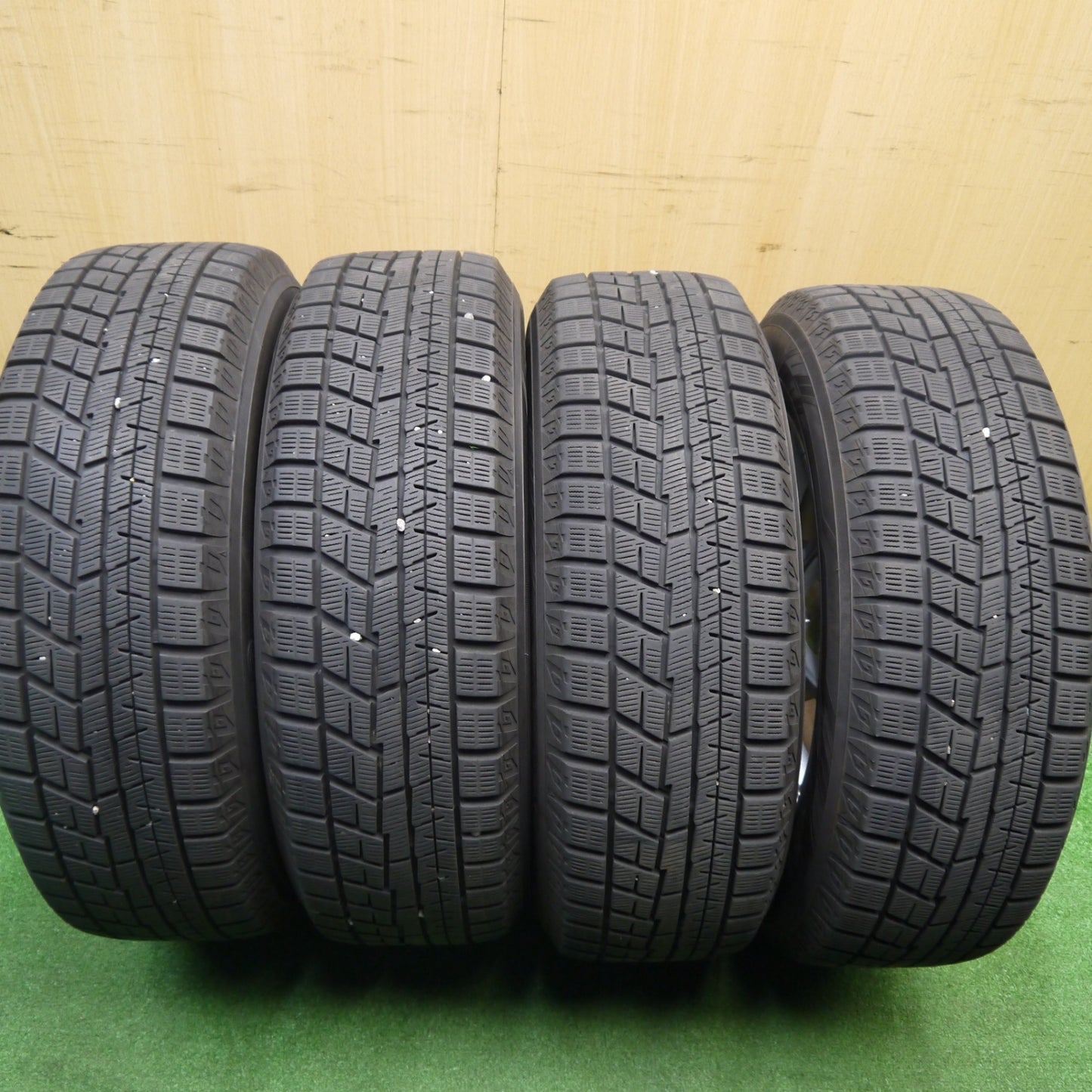 バリ溝!22年!キレイ!9分★スタッドレス 195/65R15 ヨコハマ アイスガード iG60 D.O.S. modicaⅡ DOS 15インチ PCD114.3/5H★5120101Hス