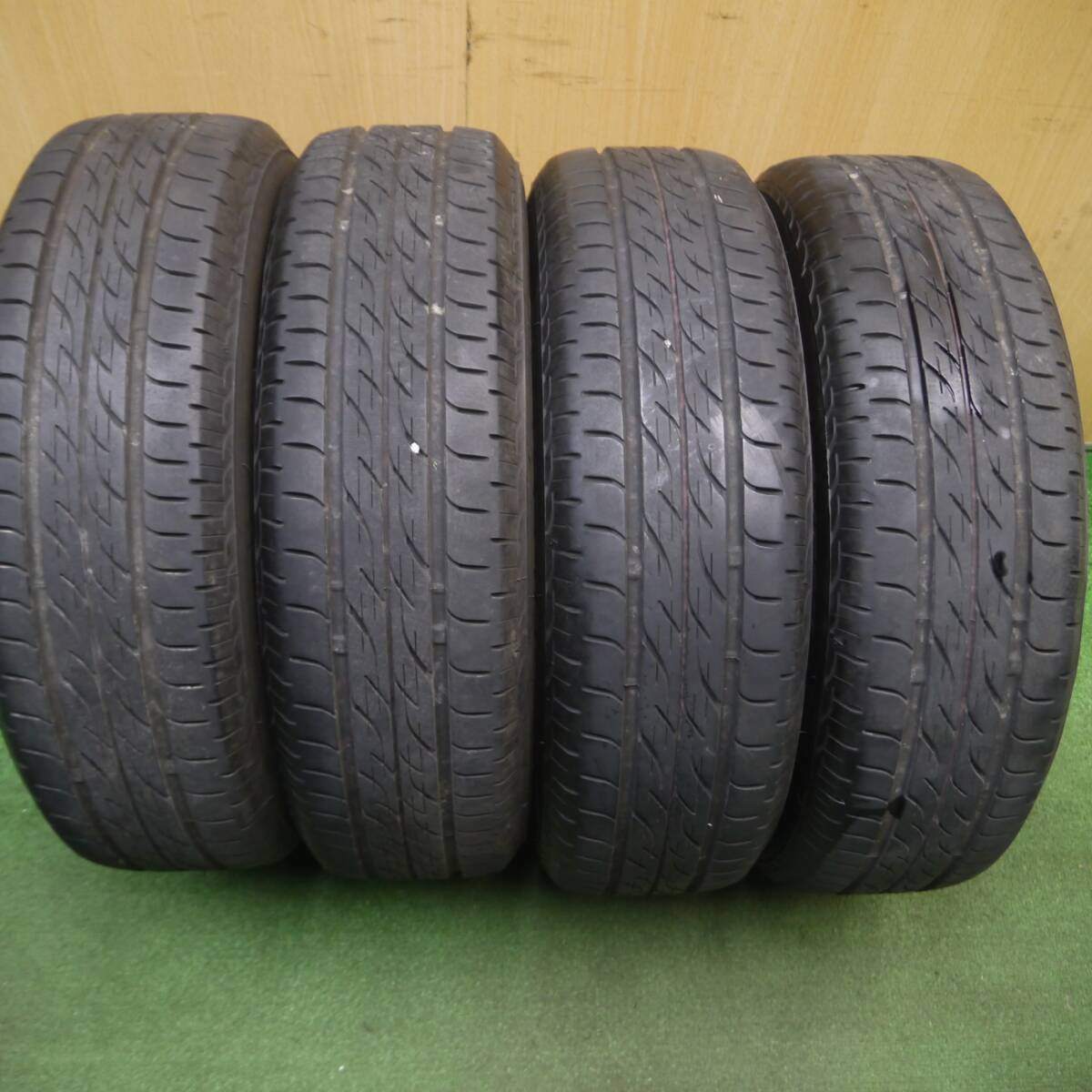 4本価格!22年★155/65R13 ブリヂストン ネクストリー エコピア ILLUGA 13インチ PCD100/4H★5022807Hノ