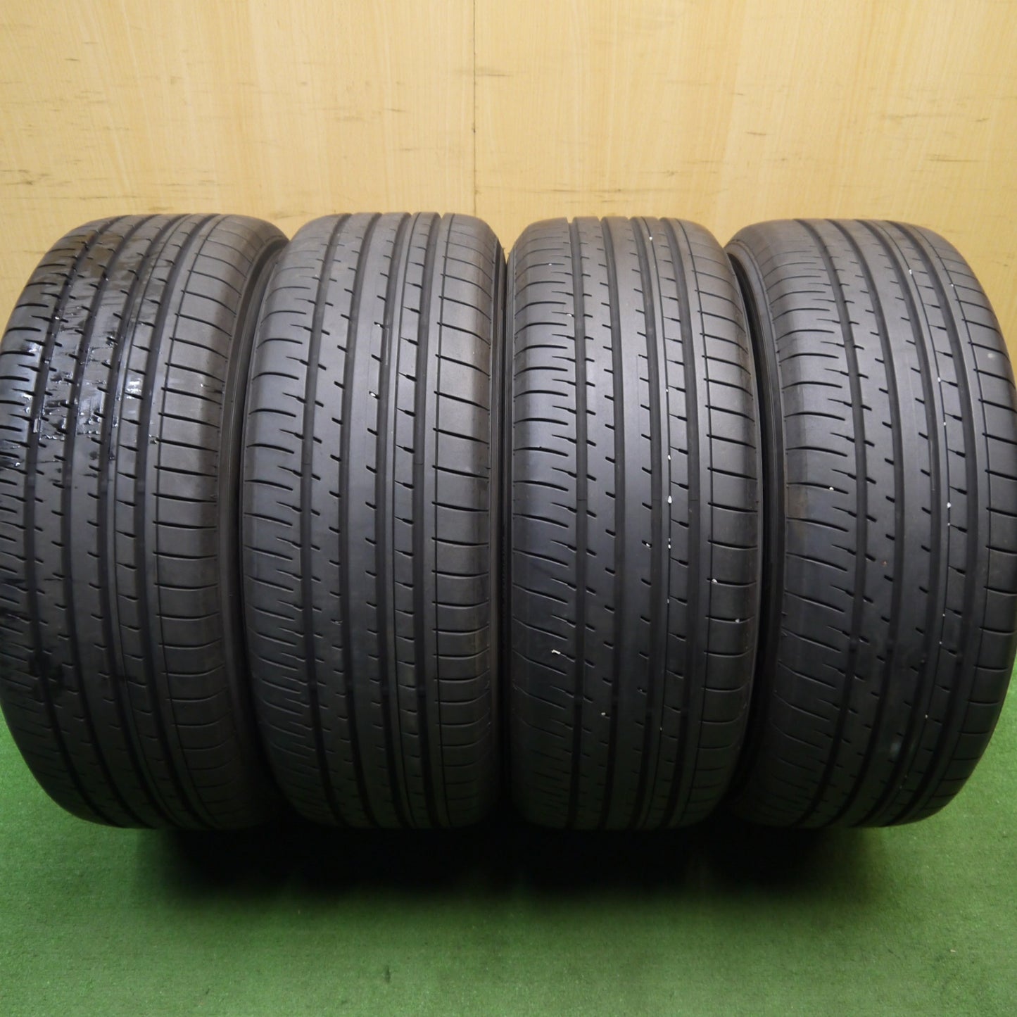 バリ溝!24年!キレイ!9.5分★フォレスター 等 LOXARNY 632 MULTI FORCHETTAⅡ SP Spector 225/55R18 ヨコハマ BluEarth-XT AE61 18インチ ロクサーニ PCD100/5H★6041006Hノ