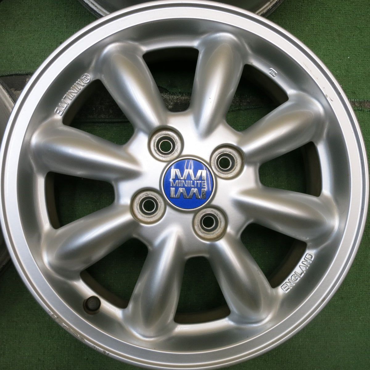 4本価格★ダイハツ ミラジーノ 純正 MINILITE ホイール 15インチ ミニライト 15×4.5J PCD100/4H★5081508HAホ