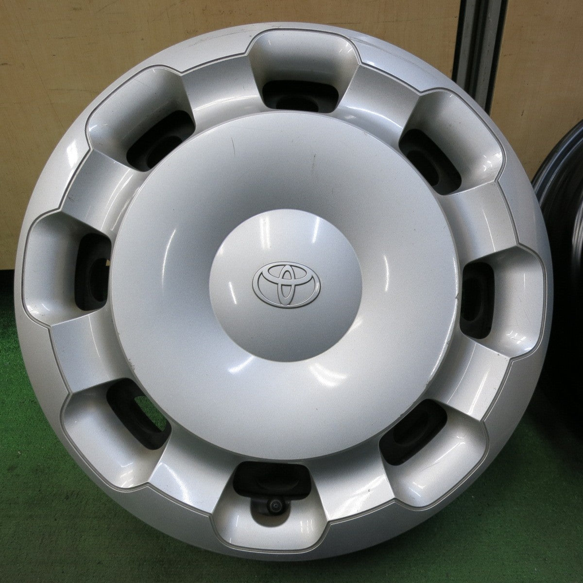 4本価格★トヨタ 10系 シエンタ 純正 スチール ホイール キャップ カバー 15インチ 15×5.5J PCD100/5H★5071108SYホ