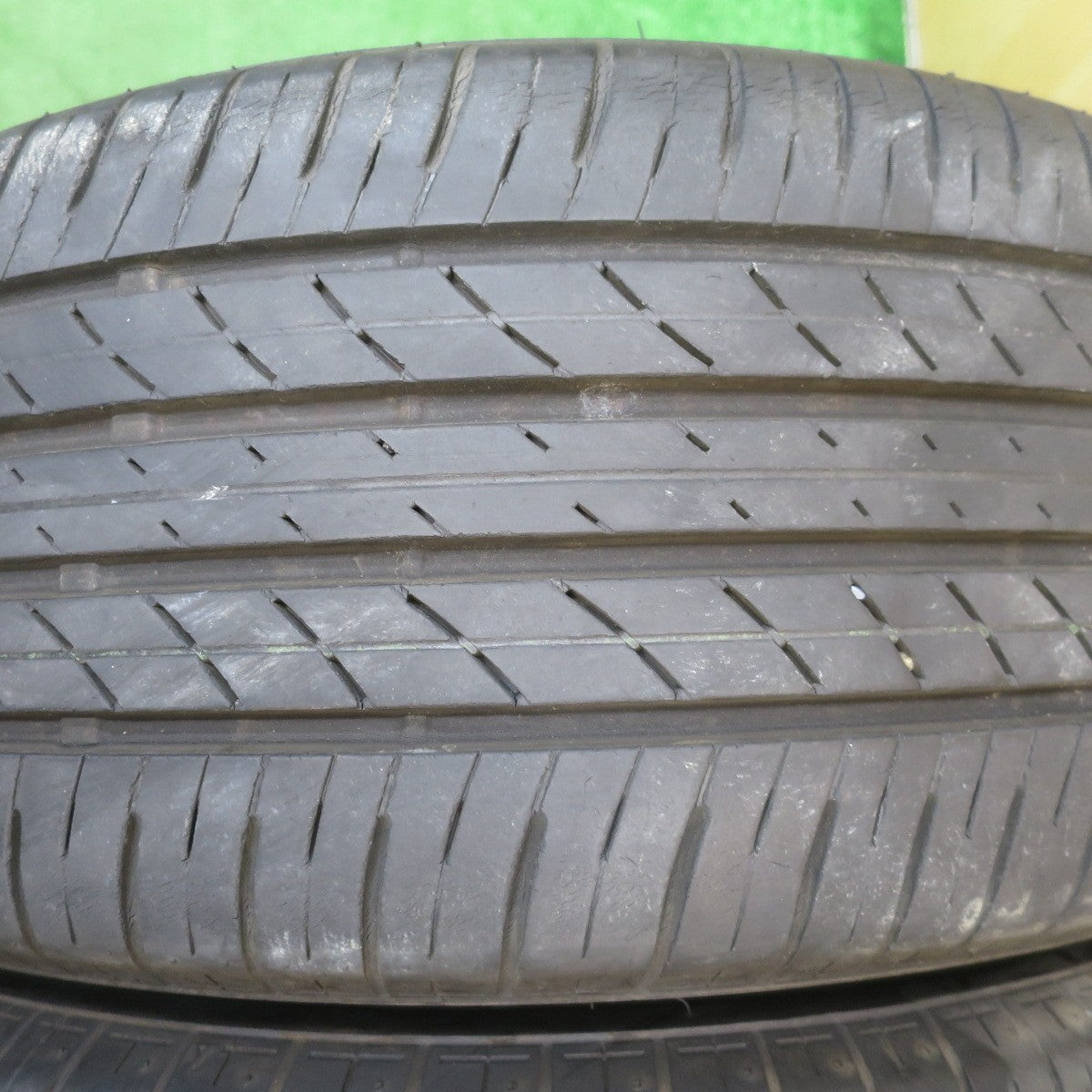 バリ溝!8.5分★LEONIS CH 215/50R17 ブリヂストン トランザ ER33 17インチ レオニス PCD114.3/5H★5071001NJノ