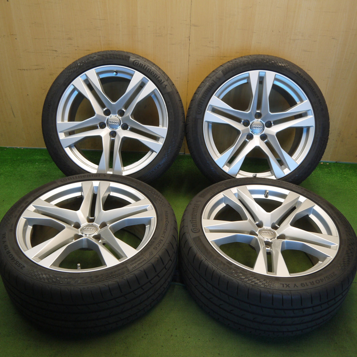 4本価格!23年◎アウディ A7 純正 255/40R19 コンチネンタル マックスコンタクト MC6 19インチ PCD112/5H◎6082503Hノ