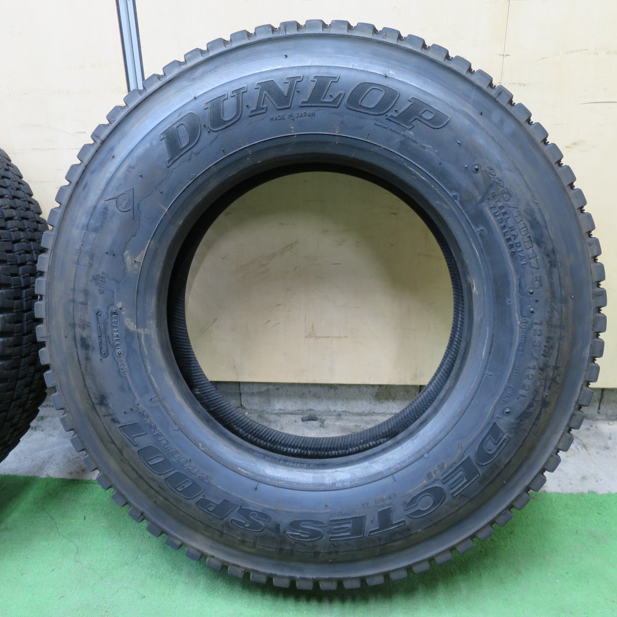 2本価格!23年◎トラック タイヤ 225/80R17.5 123/122L スタッドレス ダンロップ デクテス SP001 17.5インチ◎6101403NGスタ