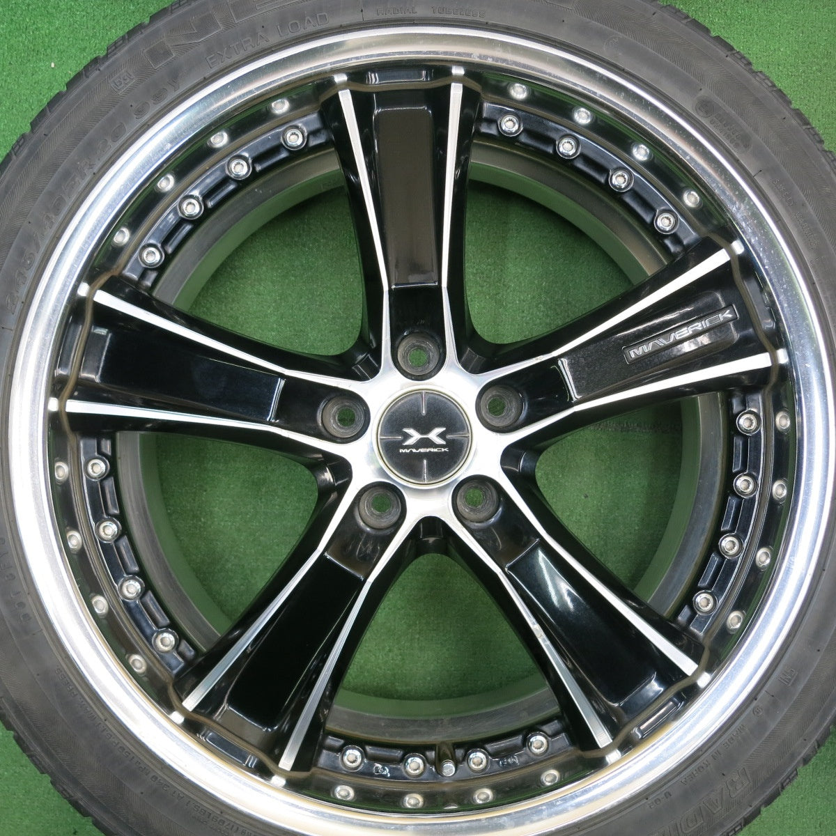 キレイ★MAVERICK 005S-R SL 245/40R20 ネクセン N3000 マーベリック 20インチ PCD114.3/5H★5051406TNノ