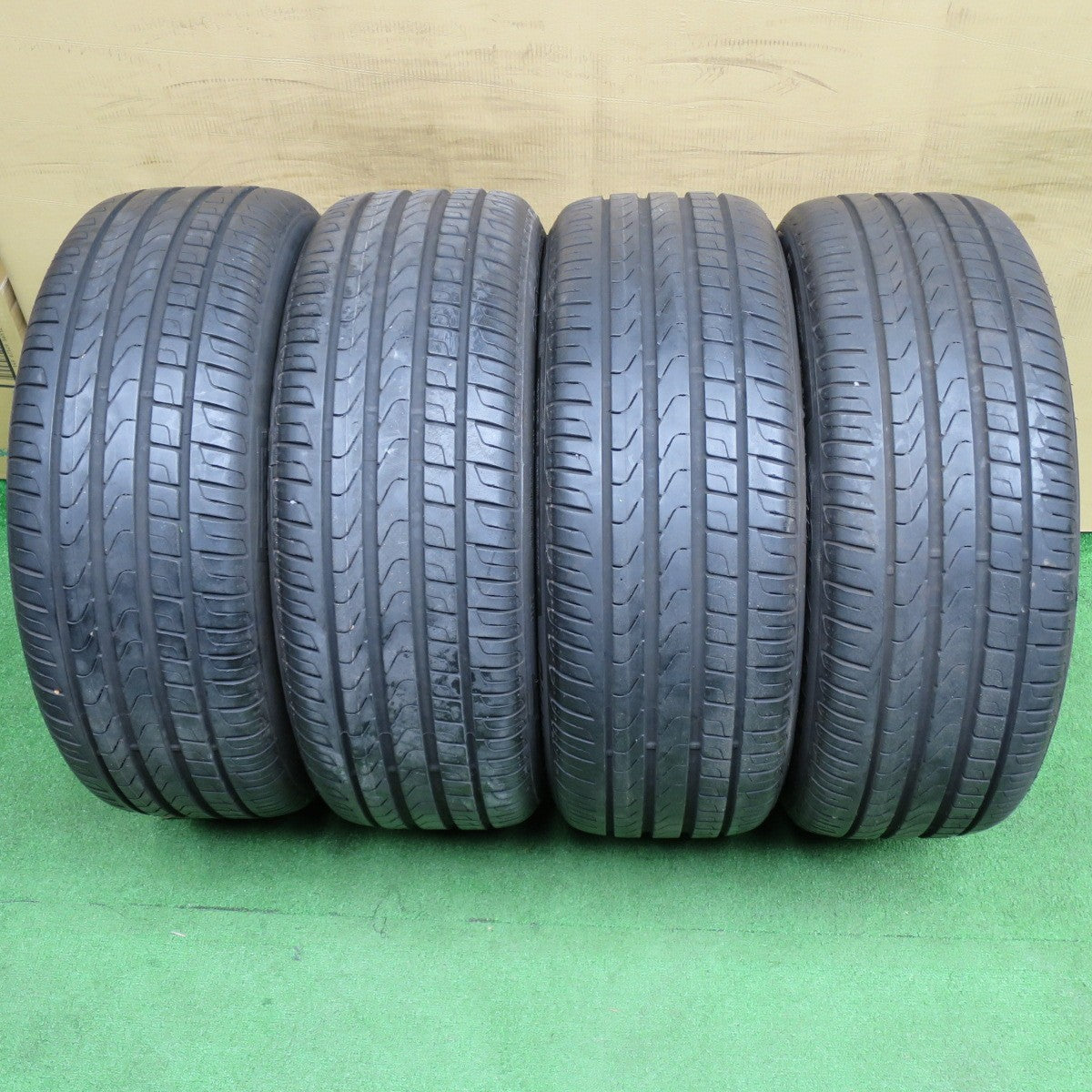 バリ溝!8.5分★ベンツ Cクラス W205 純正 225/50R17 ピレリ Cinturato P7 17インチ PCD112/5H★6030101NKノ
