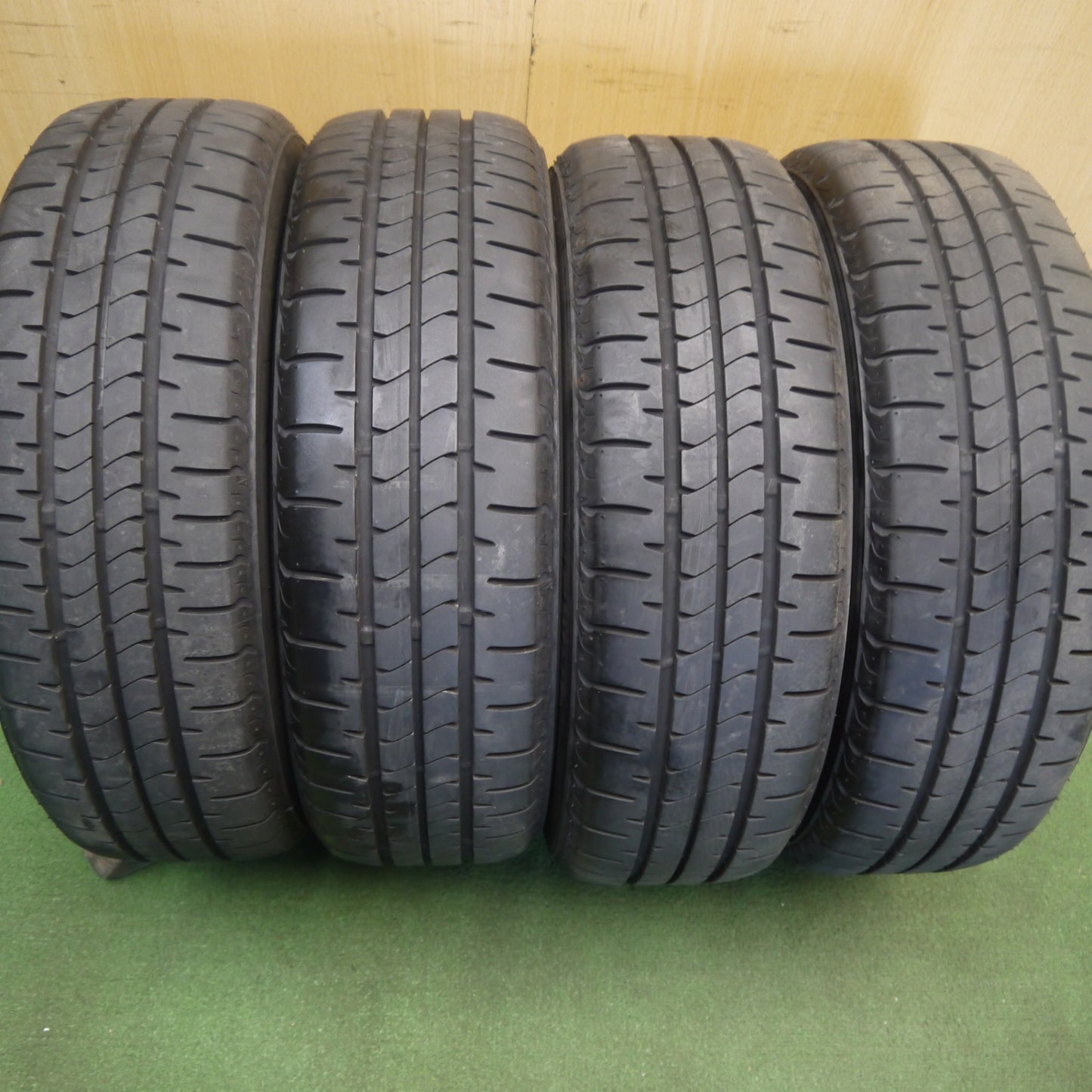 バリ溝!24年!9分★165/55R14 ブリヂストン NEWNO スチール ホイール ニューノ 14インチ 軽サイズ PCD100/4H★6052707Hノ