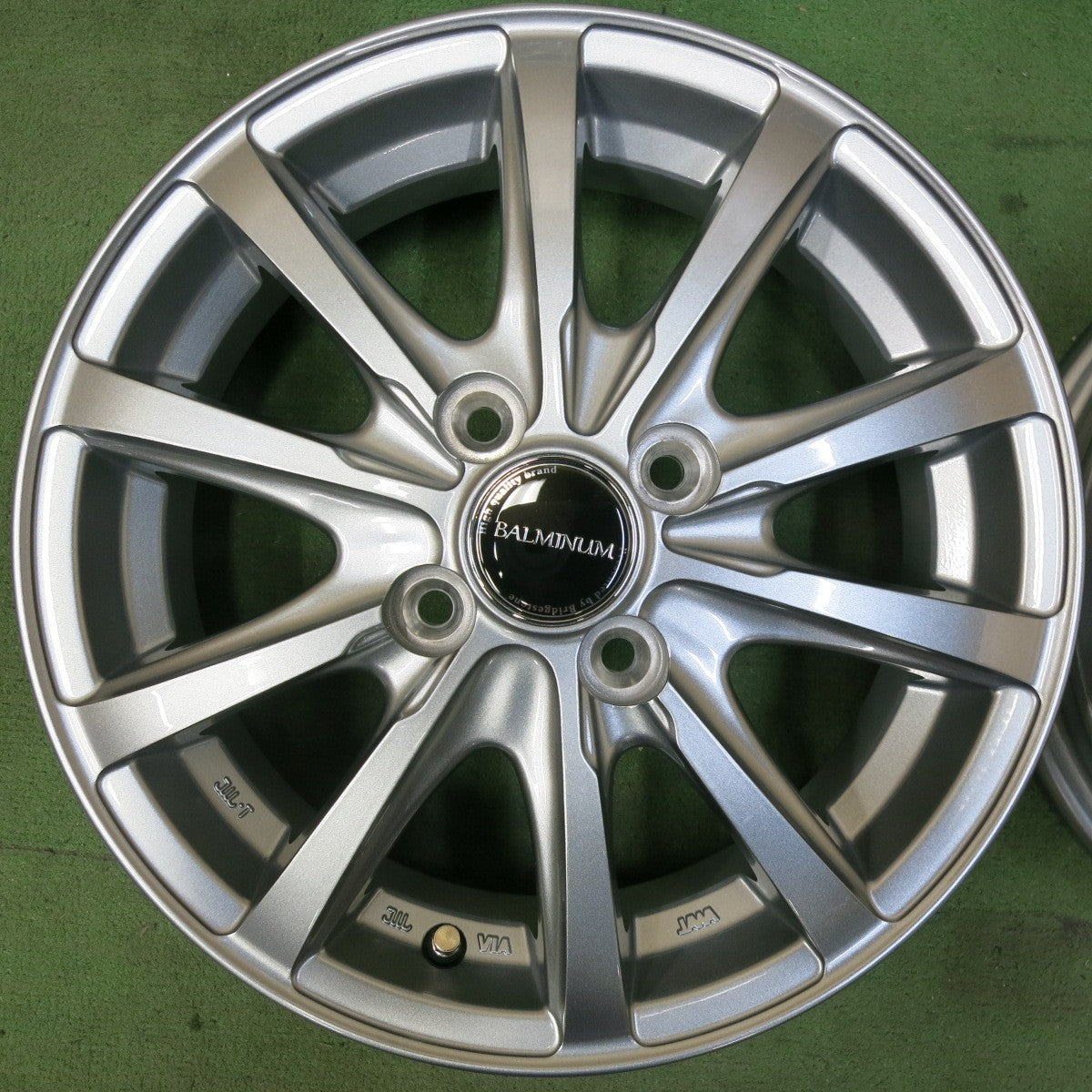 未使用★BALMINUM LS10 バルミナ 14インチ ホイール 14×4.5J PCD100/4H★5061909SYホ