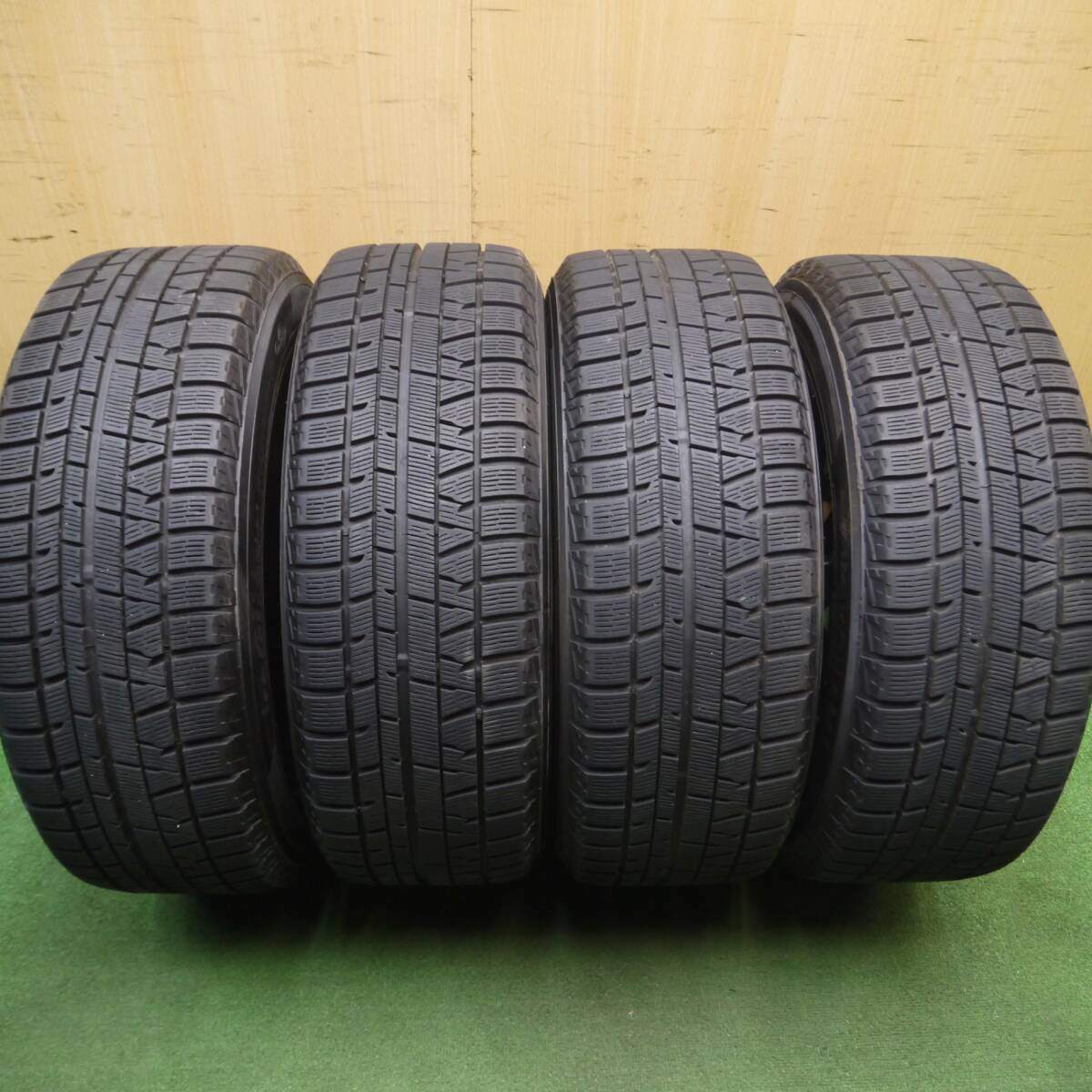 バリ溝!キレイ!9分★BMW 等 EUROBAHN SPORTECHNIC 205/55R16 スタッドレス ヨコハマ アイスガード iG50 プラス 16インチ ユーロバーン PCD120/5H★5030412Hス
