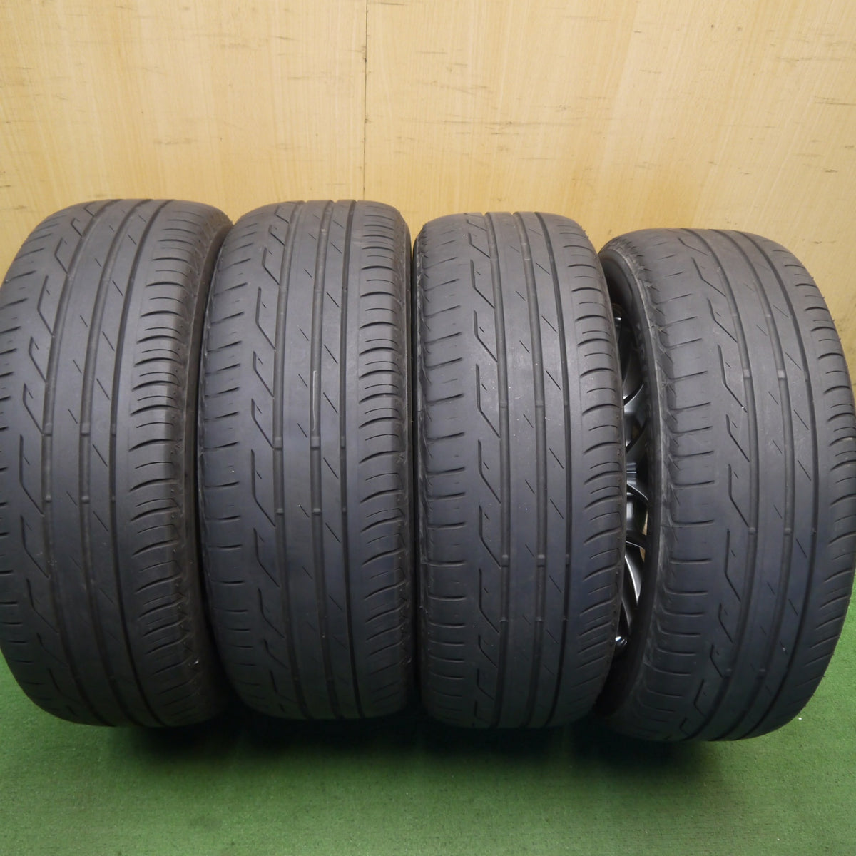 4本価格◎トヨタ 80系 ノア ヴォクシー 純正 BBS TY016 205/55R16 ブリヂストン トランザ T001 16インチ PCD114.3/5H◎6091506Hノ