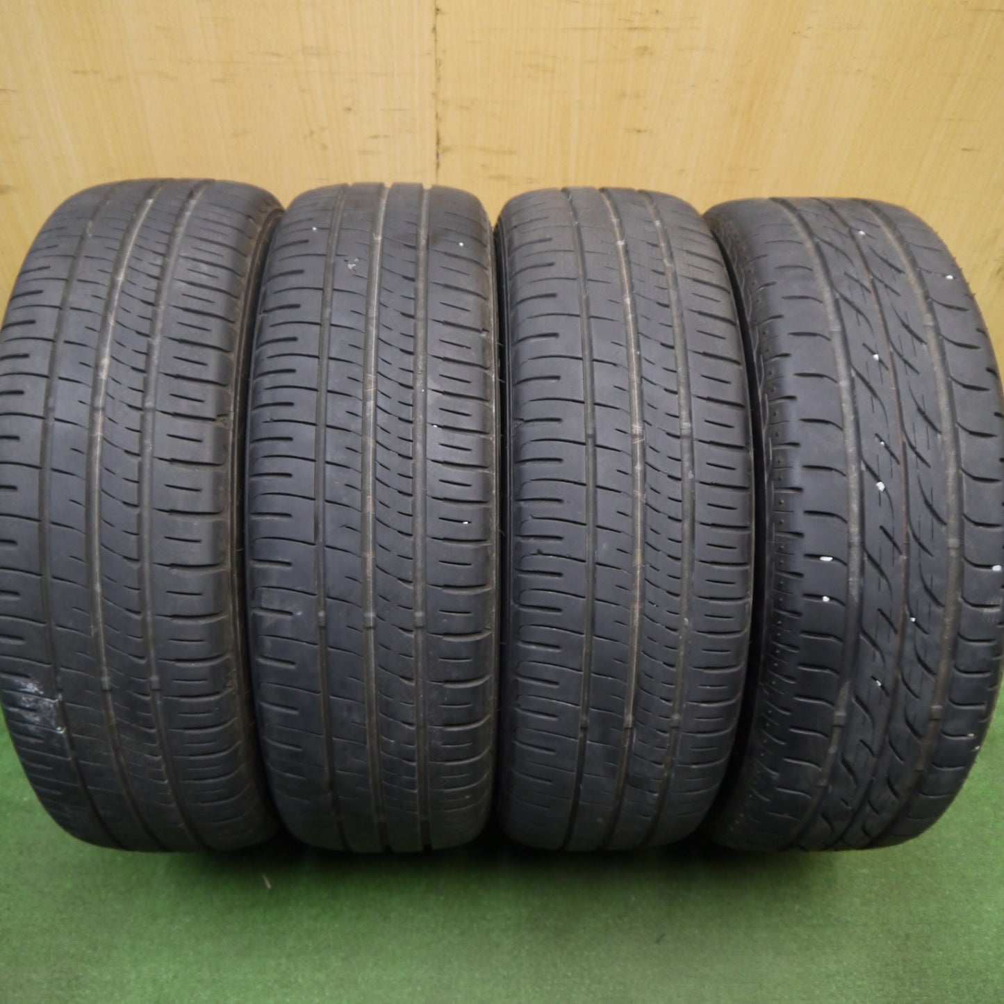 4本価格!21年★三菱 ミラージュ 純正 175/55R15 ダンロップ エナセーブ EC204 ブリヂストン ネクストリー エコピア 15インチ PCD100/4H★5050201Hノ