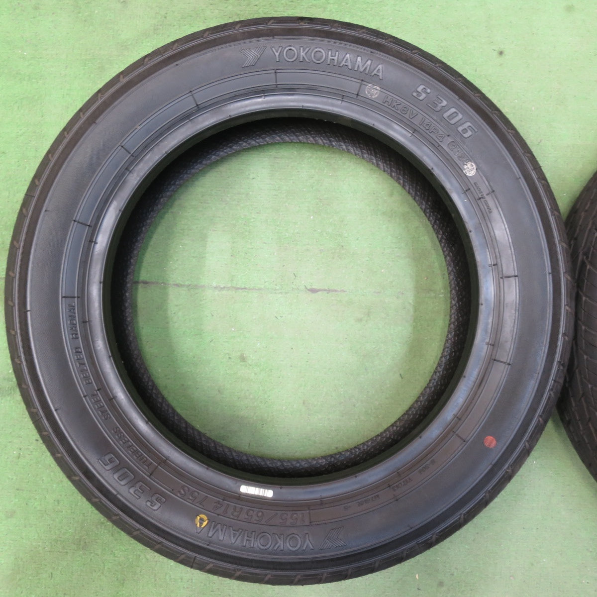 未使用!24年★155/65R14 ヨコハマ S306 タイヤ 14インチ スペーシア タント N-BOX ワゴンR 等★5071001イノタ