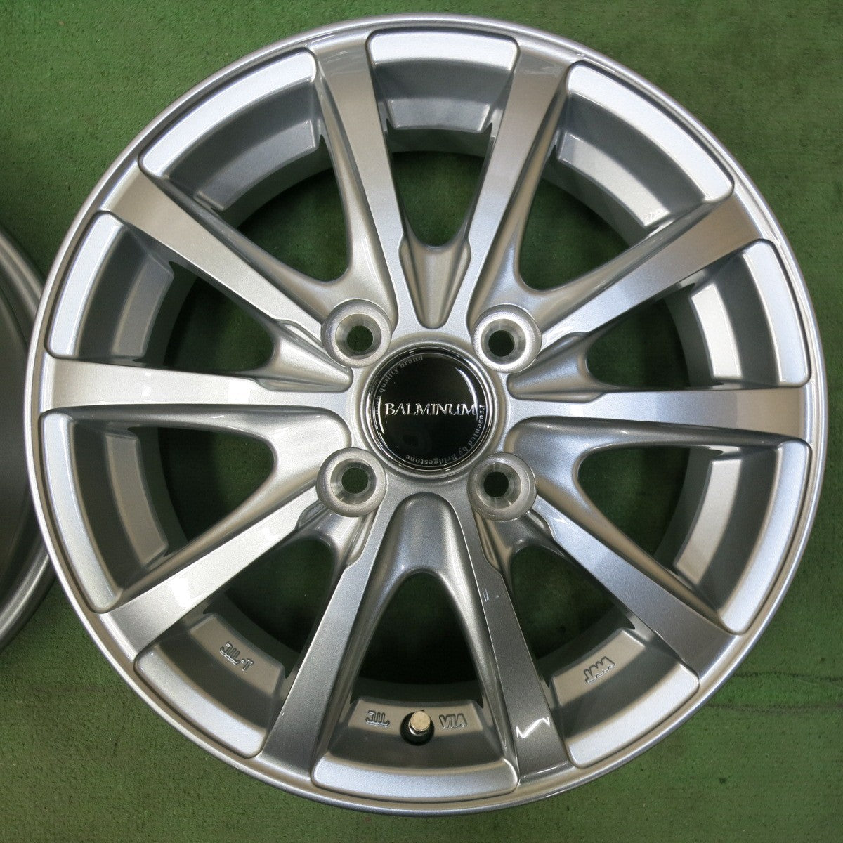 未使用★BALMINUM LS10 バルミナ 14インチ ホイール 14×4.5J PCD100/4H★5061908SYホ