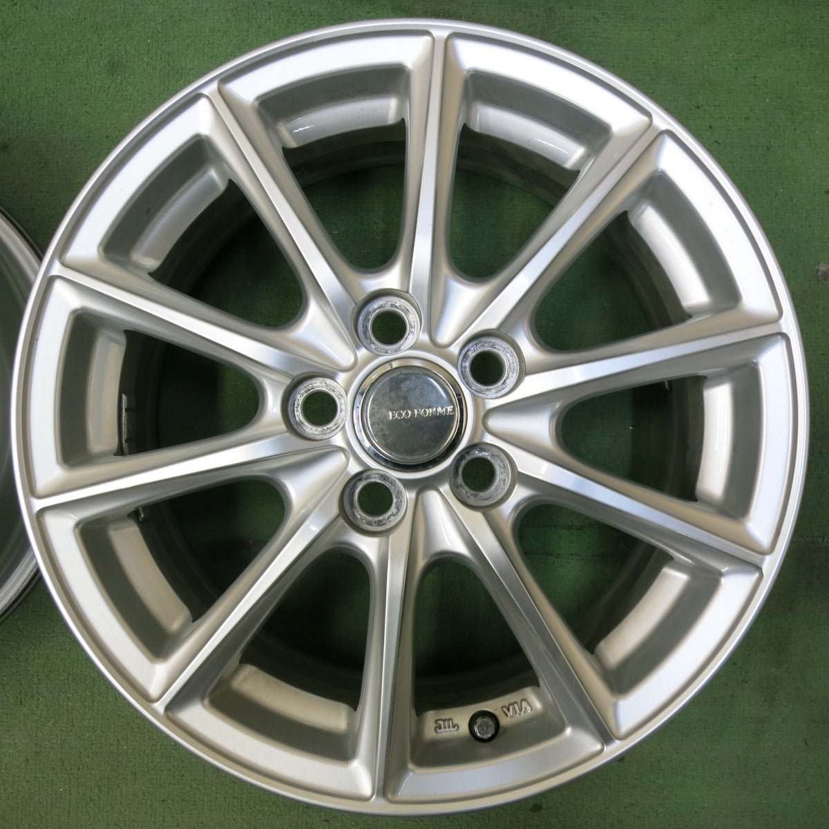 キレイ★プリウス 等 ECO FORME 15インチ ホイール エコフォルム 15×6J PCD100/5H★5071109SYホ