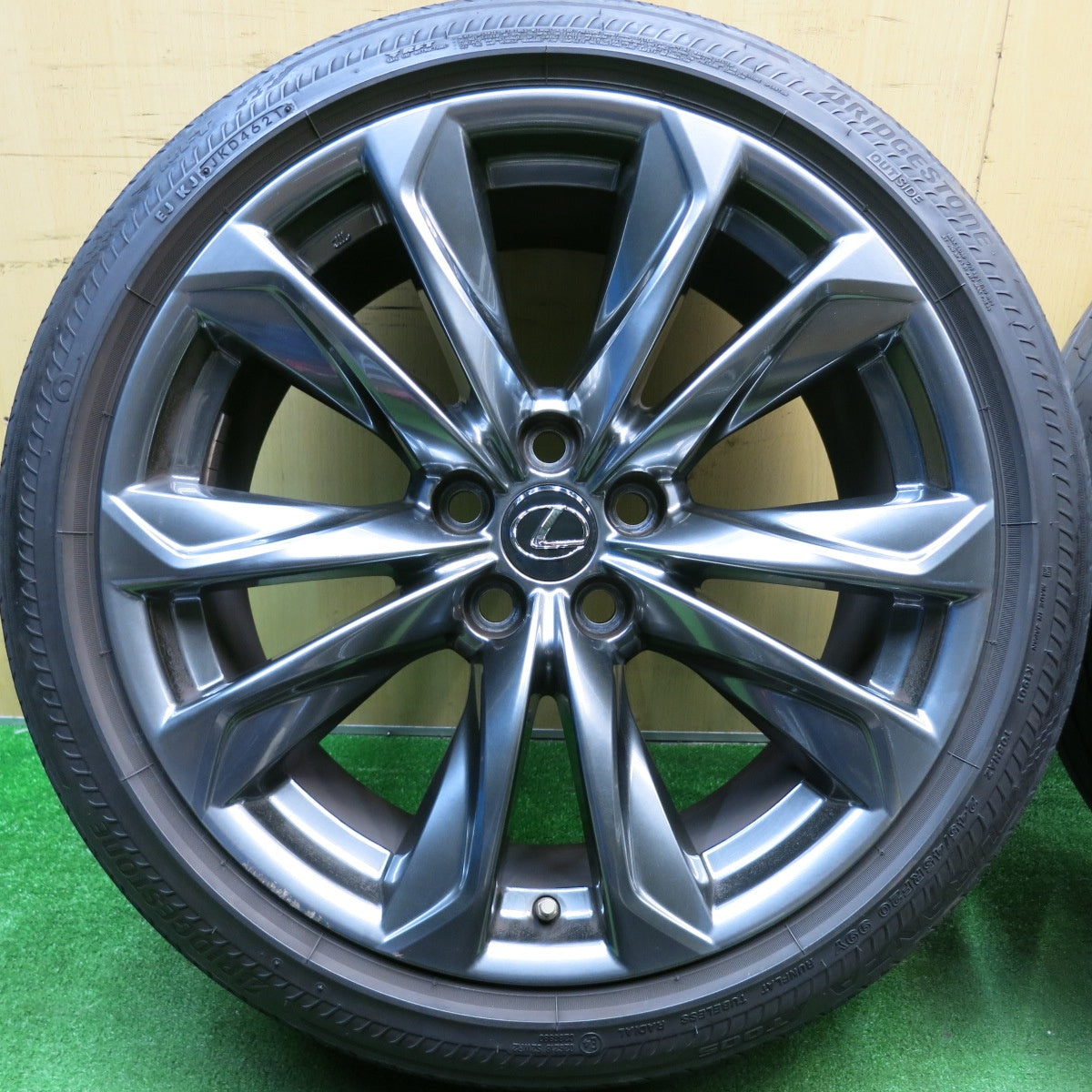 センサー付!21年★レクサス LS Fスポーツ 純正 245/45R20 275/40R20 ブリヂストン トランザ T005 RFT 20インチ PCD120/5H★5050304HAノ
