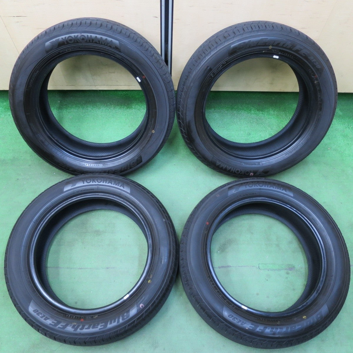 新車外し 24年★185/60R16 ヨコハマ BluEarth-FE AE30 16インチ アクア ラクティス フィット ノート マツダ2等★5040405イノタ