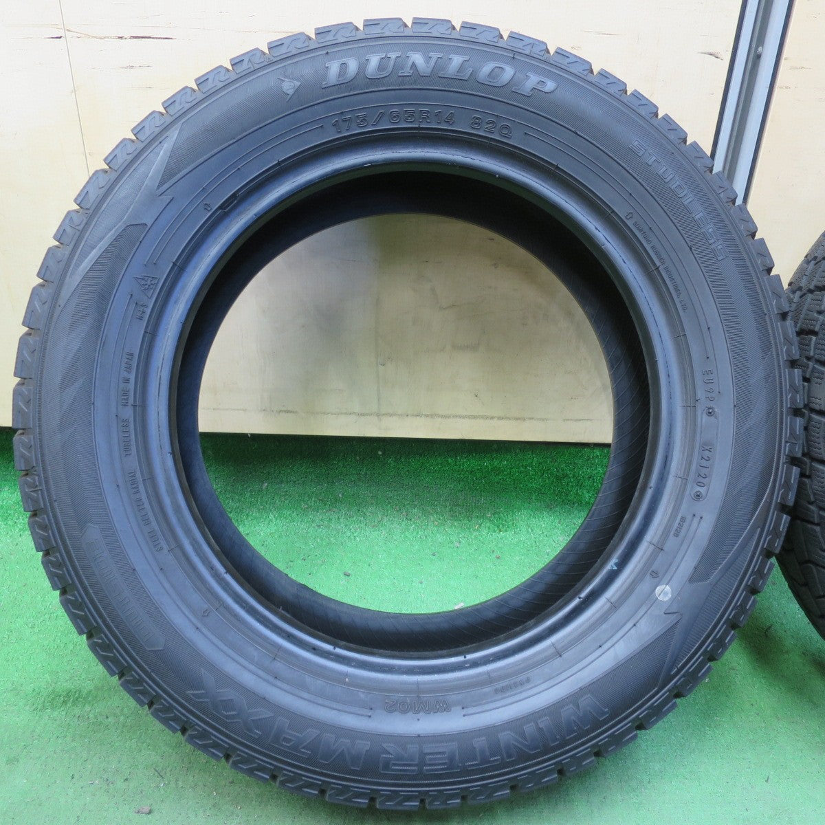 バリ溝!9.5分★スタッドレス 175/65R14 ダンロップ ウインターマックス WM02 タイヤ 14インチ フィット ヴィッツ マーチ 等★5041213イスタ