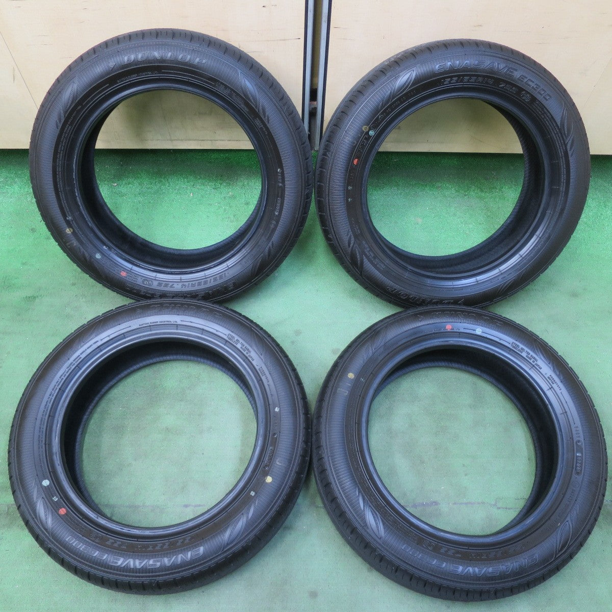 新車外し!25年★155/65R14 ダンロップ エナセーブ EC300 タイヤ 14インチ デイズ ルークス タント ミライース モコ 等★6030410イノタ