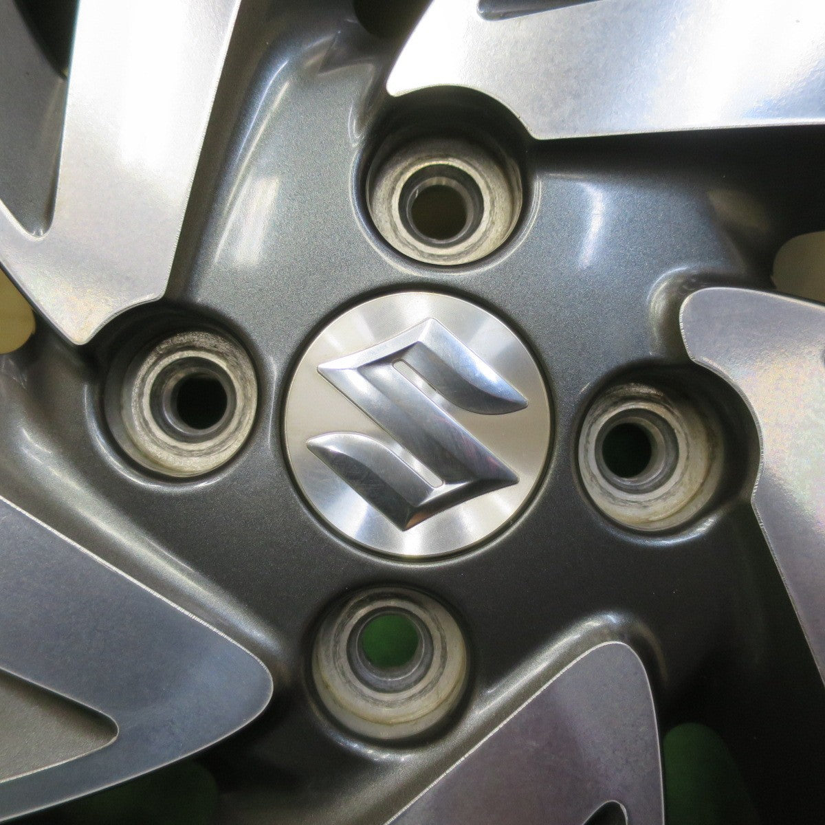 キレイ★スズキ スペーシア カスタム 純正 165/55R15 ヨコハマ エコス ES31 15インチ PCD100/4H★5052908イノ