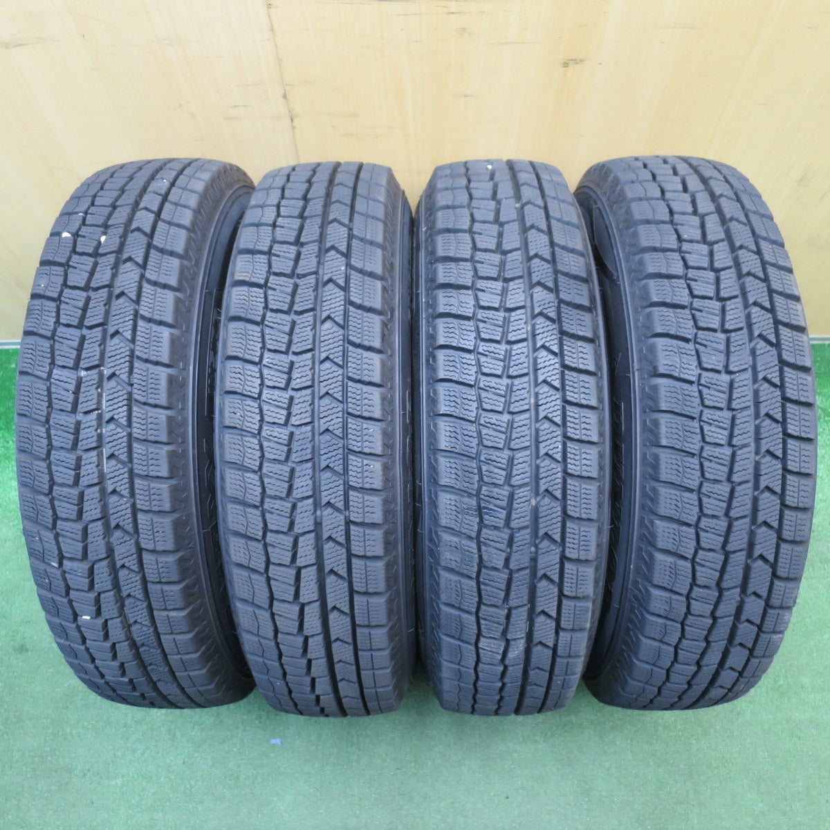 バリ溝!23年!9.5分★スタッドレス 155/80R13 ダンロップ ウインターマックス WM02 ENERGY LINE エナジーライン 13インチ PCD100/4H★6020502NJス
