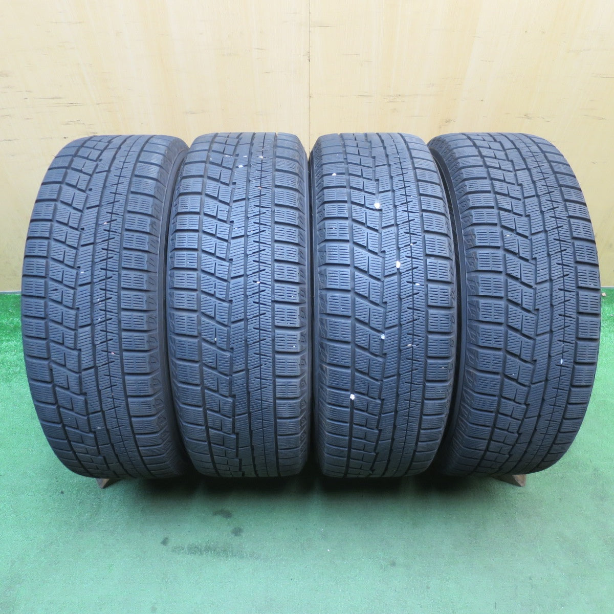 バリ溝!22年!キレイ!9.5分◎スタッドレス 215/55R17 ヨコハマ アイスガード iG60 SCHNEIDER MiD シュナイダー 17インチ PCD114.3/5H◎6072002NJス