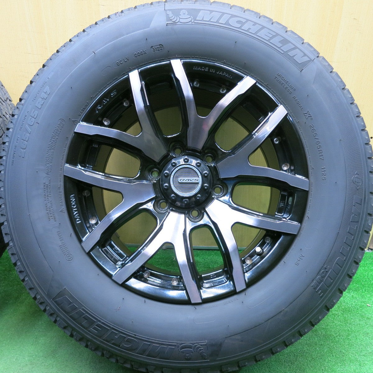 バリ溝!22年!キレイ!9分★RAYS DAYTONA FDX-F6 265/65R17 ミシュラン LATITUDE TOUR レイズ デイトナ 17インチ PCD139.7/6H★5050210HAノ