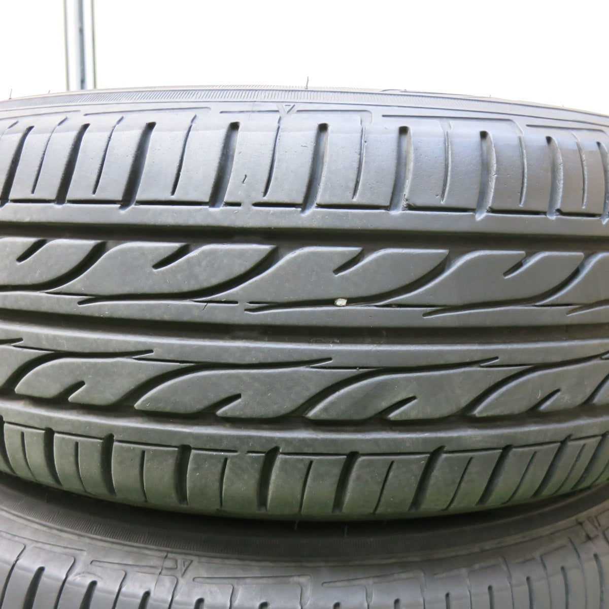 バリ溝!21年!9分★175/65R15 ダンロップ EC202 スチール 社外 ホイール キャップ カバー 15インチ PCD100/4H★5061313SYノ