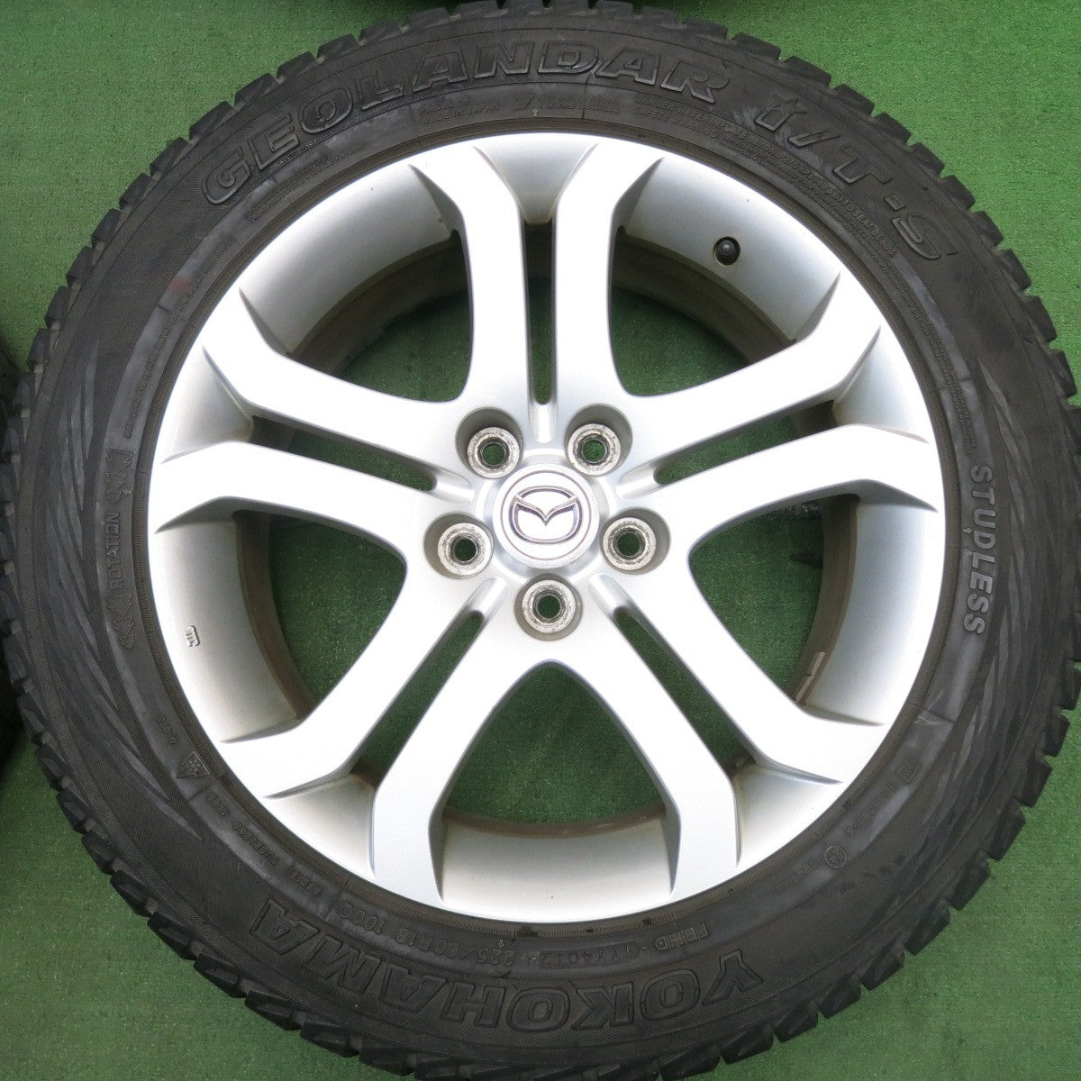 4本価格★マツダ MPV 純正 225/60R18 スタッドレス ヨコハマ ジオランダー i/T-S 18インチ PCD114.3/5H★5062904HAス