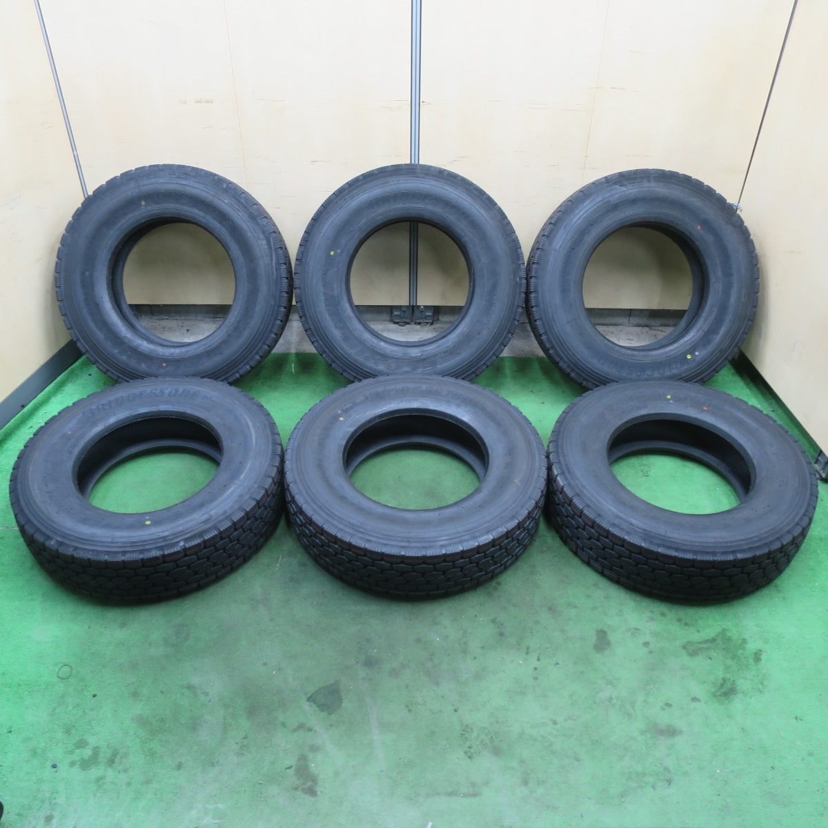 未使用!25年!6本★トラック タイヤ 225/80R17.5 123/122L ブリヂストン エコピア M801Ⅱ ミックス オールシーズン 17.5インチ★5092407イスタ