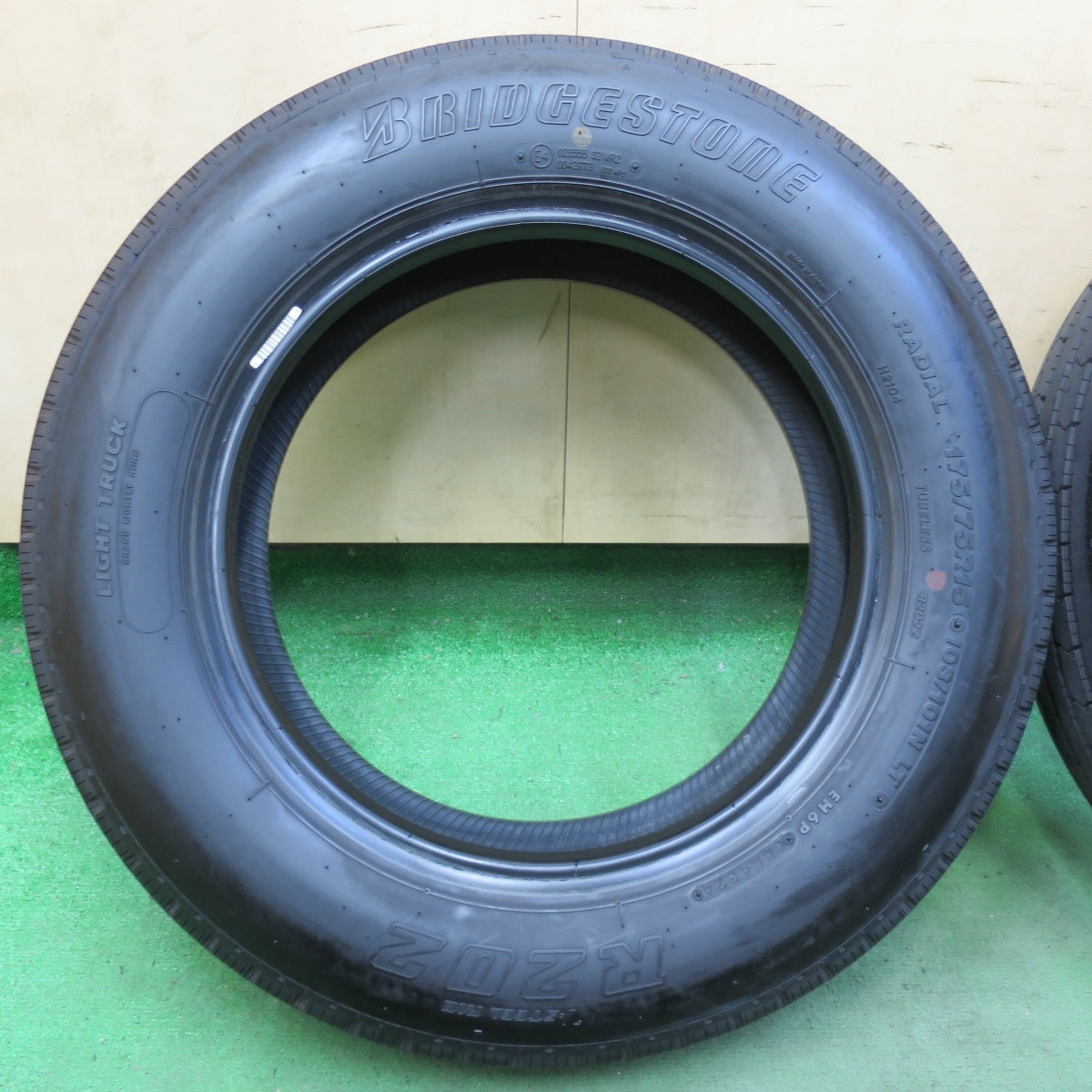 新車外し!24年!6本★トラック タイヤ 175/75R15 103/101N ブリヂストン R202 15インチ★5090605イノタ