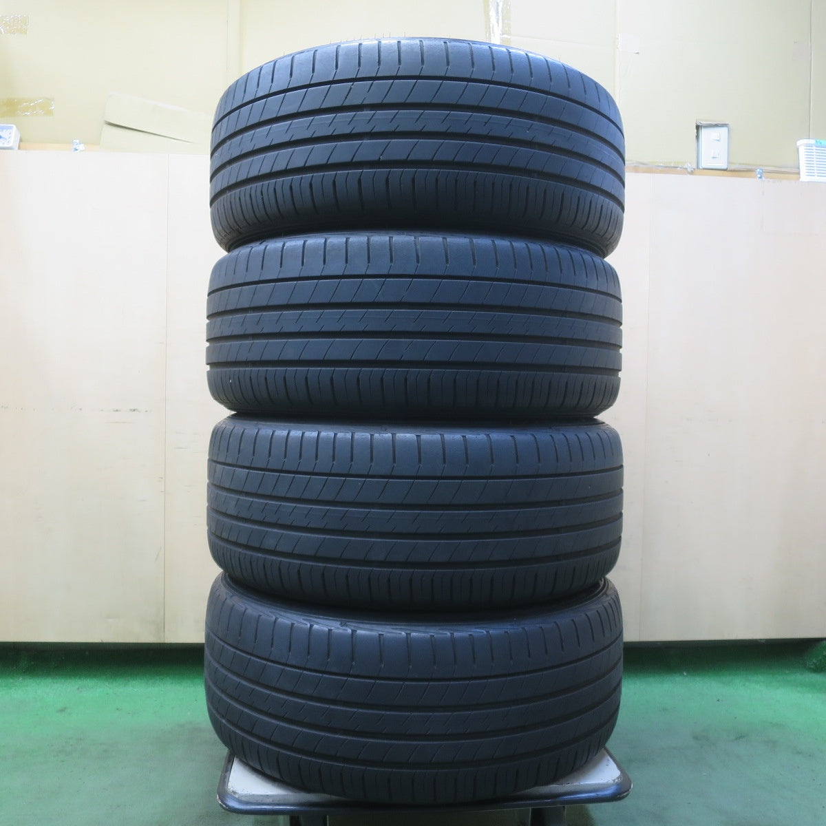 4本価格★日産 Y51 フーガ 純正 245/50R18 ダンロップ LE MANS V ルマン5 18インチ PCD114.3/5H★6052601イノ