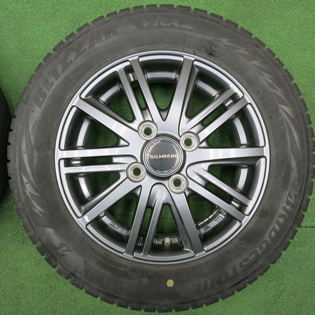 4本価格!21年★スタッドレス 155/65R13 ブリヂストン ブリザック VRX2 BALMINUM バルミナ 13インチ PCD100/4H★5010409NJス