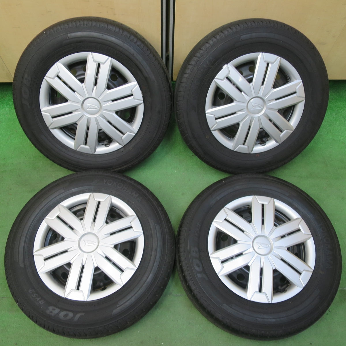 キレイ!23年★ダイハツ アトレー 純正 スチール 145/80R12 80/78N ヨコハマ JOB RY52 RY52B 12インチ PCD100/4H★5071107イノ